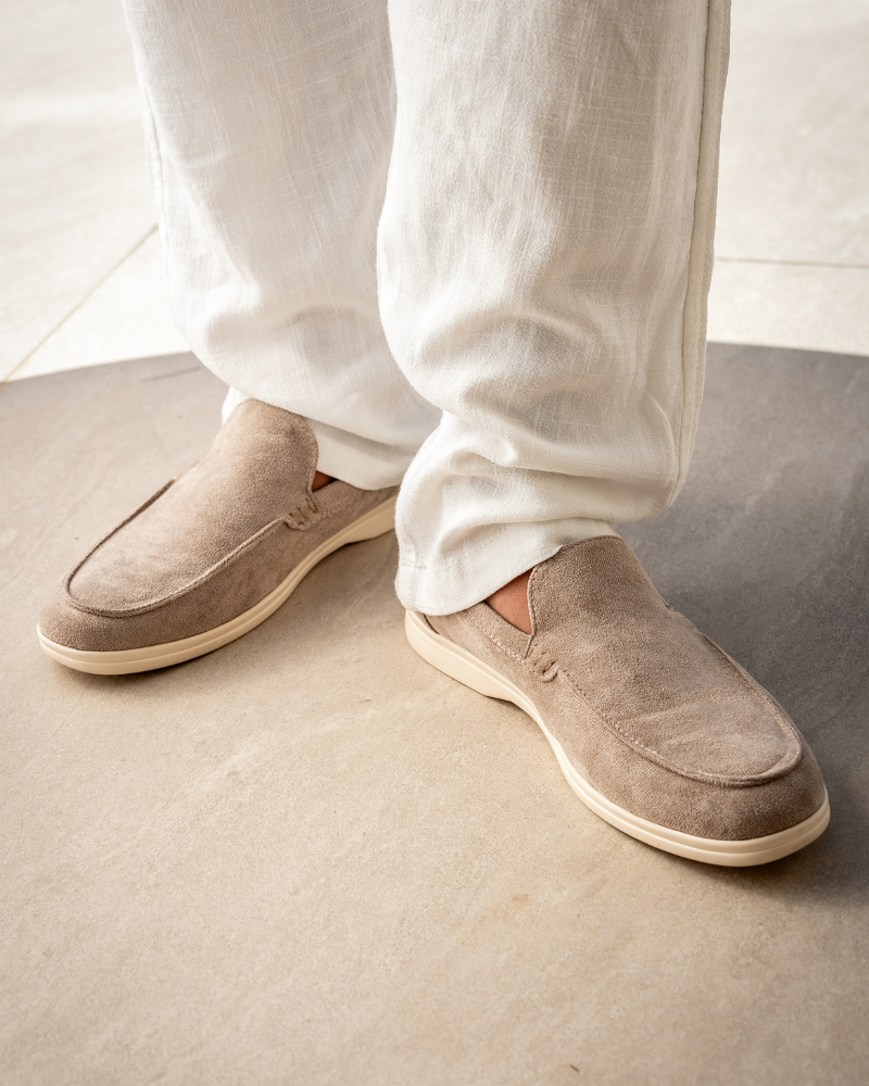 Loafer in Sandfarbe