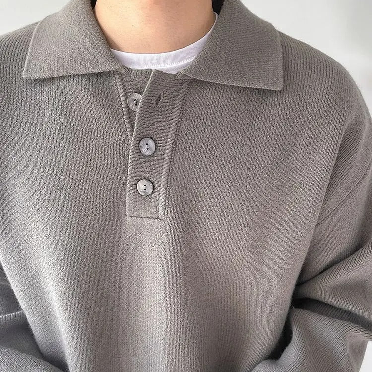 Strickpullover – Rauchgrau