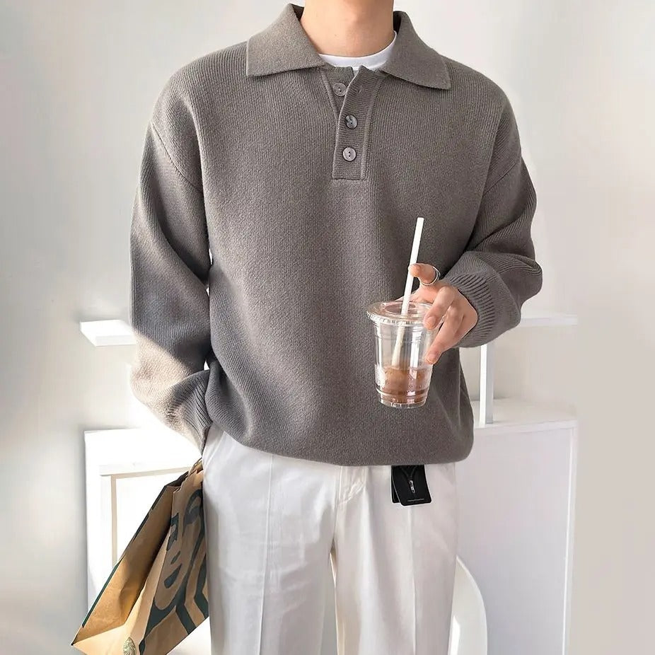 Strickpullover – Rauchgrau